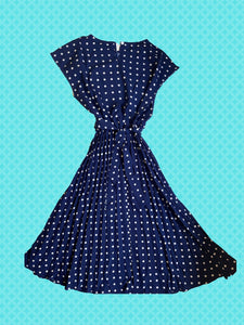 Polka dot Pleated Women's summer Dress for 2021 S- XL