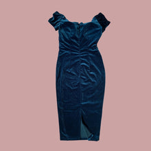 Load image into Gallery viewer, VELVET PRINCESS ELEGANT V-NECK DRESS
