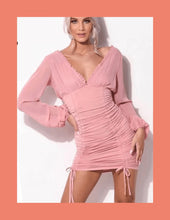 Load image into Gallery viewer, PINK MINI DRESS NIGHT OUT
