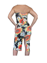 Load image into Gallery viewer, Flowers women Dresses Body-con Open Shoulder
