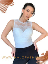 Load image into Gallery viewer, Lace Tops Bodysuit
