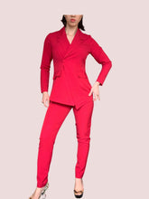 Load image into Gallery viewer, RED Blazer set Size S- XL
