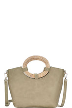Load image into Gallery viewer, Chic Fashion Natural Woven Handle Satchel With Long Strap
