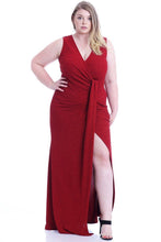 Load image into Gallery viewer, Stretch Hukuru Glitter Mermaid Maxi Dress

