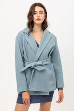 Load image into Gallery viewer, Fleece Belted Coat
