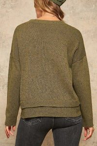 A Multicolor Knit Sweater