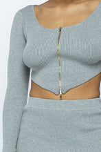 Load image into Gallery viewer, 2 Way Zipper Mini Skirt Set

