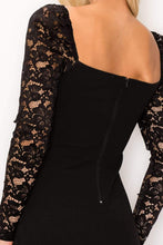 Load image into Gallery viewer, Lace Lover Cutout Long Sleeve Dress
