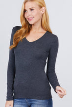 Load image into Gallery viewer, Cotton Jersey V-neck Top
