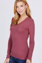 Load image into Gallery viewer, Cotton Jersey V-neck Top
