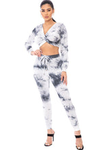 Load image into Gallery viewer, Tie Dye Ribbed Sweater Set
