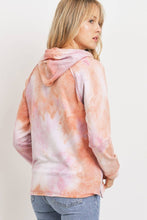 Load image into Gallery viewer, Baby Fleece Tie Dyed Front Pocket Detailed Ls Hoodie Top
