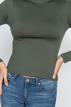 Load image into Gallery viewer, Mock Neck Basic Long Sleeve Top
