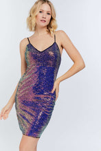 Load image into Gallery viewer, Sequin Covered Cami Bodycon Dress
