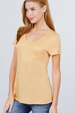 Load image into Gallery viewer, V-neck Rayon Jersey Top
