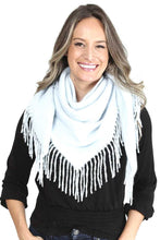 Load image into Gallery viewer, Solid Color Blanket Scarf With Fringes
