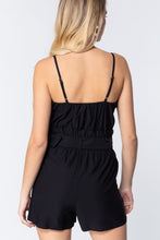 Load image into Gallery viewer, Cami Strp Belted Romper
