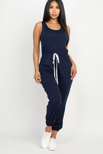 Load image into Gallery viewer, Elasticized Waist Jogger Jumpsuit
