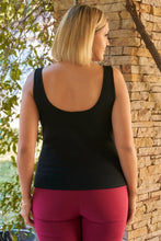 Load image into Gallery viewer, Plus Sleeveless Round Neck With Split Detail Ribbed Top
