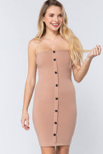 Load image into Gallery viewer, Button Down Tube Mini Dress
