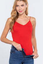 Load image into Gallery viewer, V-neck 2 Ply Cami Bodysuit
