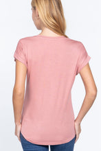 Load image into Gallery viewer, Dolman Slv V-neck Rayon Jersey Top
