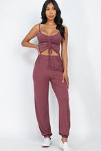 Load image into Gallery viewer, Front Ruched With Adjustable String Cami Casual/summer Jumpsuit
