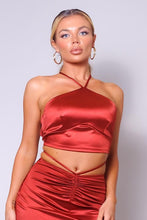 Load image into Gallery viewer, Sexy Halter Front Crop Top
