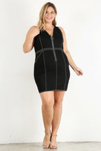 Load image into Gallery viewer, Plus Solid Bodycon Mini Dress
