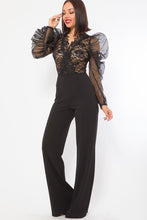 Load image into Gallery viewer, Lace Combined Fashion Jumpsuit
