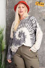 Load image into Gallery viewer, Plus Size Ls Special Washed Poly Rayon Knit Top
