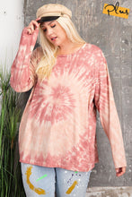 Load image into Gallery viewer, Plus Size Ls Special Washed Poly Rayon Knit Top
