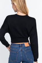 Load image into Gallery viewer, Dolman Slv Inner Fleece Terry Top
