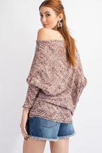 Load image into Gallery viewer, Tribal Printed Knit Top
