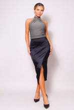 Load image into Gallery viewer, Sexy Gathered Front Crossover Midi Skirt
