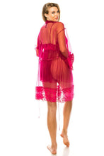 Load image into Gallery viewer, 3pc Mesh Robe Set
