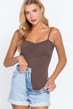 Load image into Gallery viewer, Twisted Cami Bodysuit W/bra Cup

