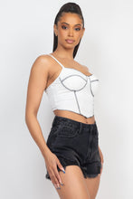 Load image into Gallery viewer, Bustier Sleeveless Ribbed Top

