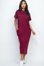 Load image into Gallery viewer, Side Pocket Tee Dress
