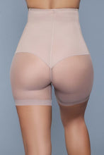 Load image into Gallery viewer, Nude High Waist Mesh Shorts Body Shaper With Waist Boning
