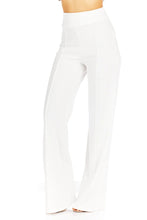 Load image into Gallery viewer, Front-line Flared Leg Design Solid Pants
