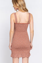 Load image into Gallery viewer, All Over Smoked Print Cami Dress
