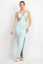 Load image into Gallery viewer, Cutouts Side Slit Maxi Dress
