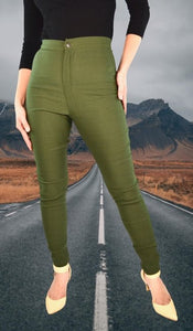 Denim Skinny Leggings Pants High Waist Stretch Jeans Pencil Trousers Plus Size S-4XL