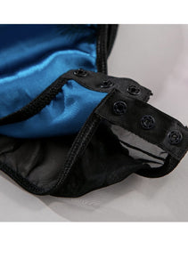 Complex Craft Mesh stitching three-ring buckle steel ring underwear undercoat one-piece