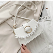 Load image into Gallery viewer, Women All-Match solid color chain Crossbody bag
