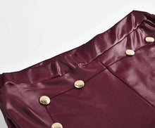 Load image into Gallery viewer, High waist leggings Skinny Waterproof PU women leather pants

