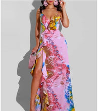 Load image into Gallery viewer, Women Maxi Spaghetti Strap Dress Open Back
